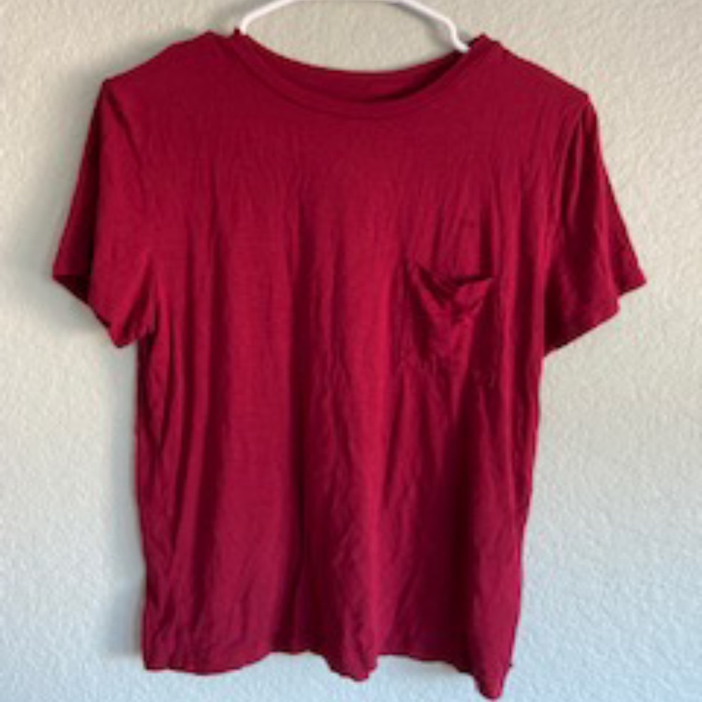 Abercrombie and Fitch Red Tee